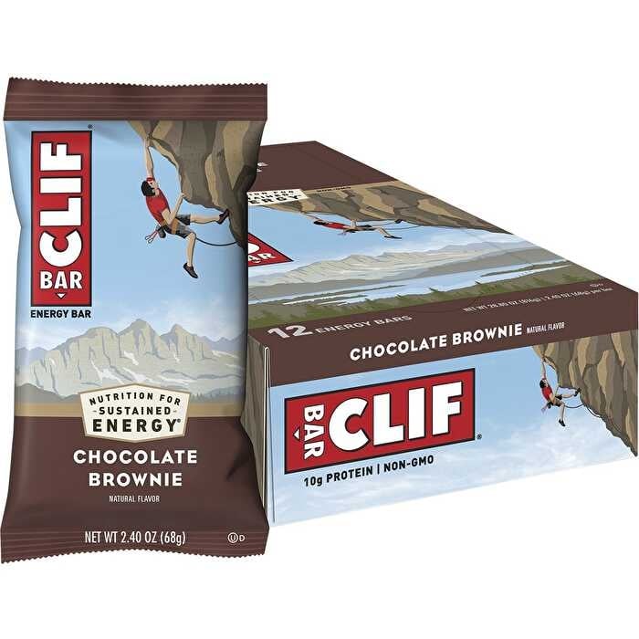 Clif Energy Bar Chocolate Brownie 12x68g Image 1