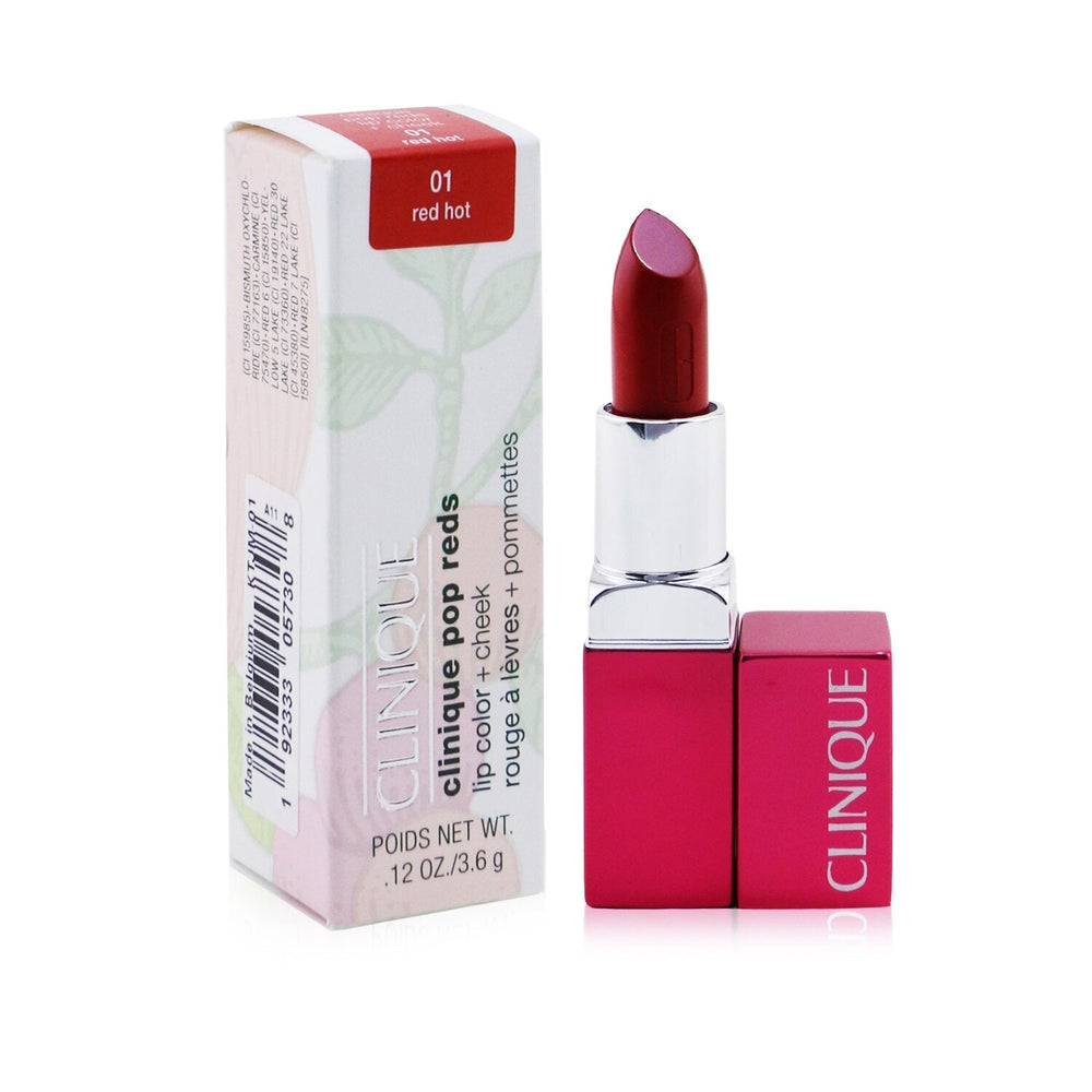 Clinique Clinique Pop Reds Lip Color + Cheek - 01 Red Hot 3.6g/0.12oz Image 2