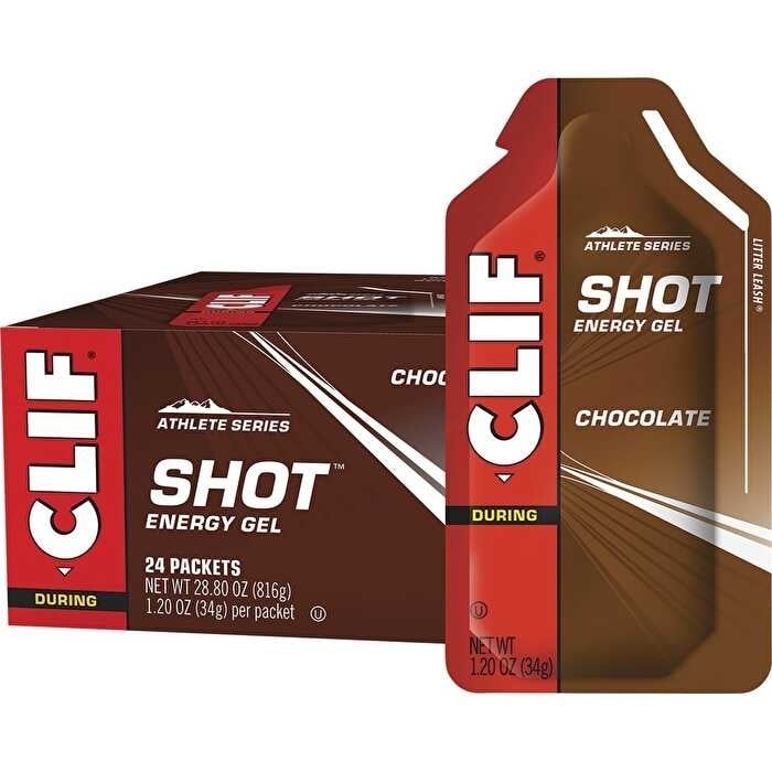 Clif Shot Energy Gel Chocolate 24x34g Image 1