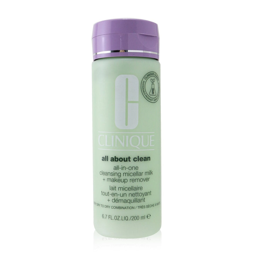 Clinique All about Clean All-In-One Cleansing Micellar Milk + Makeup Remover - Very Dry to Dry Combination 200ml/6.7oz Image 1