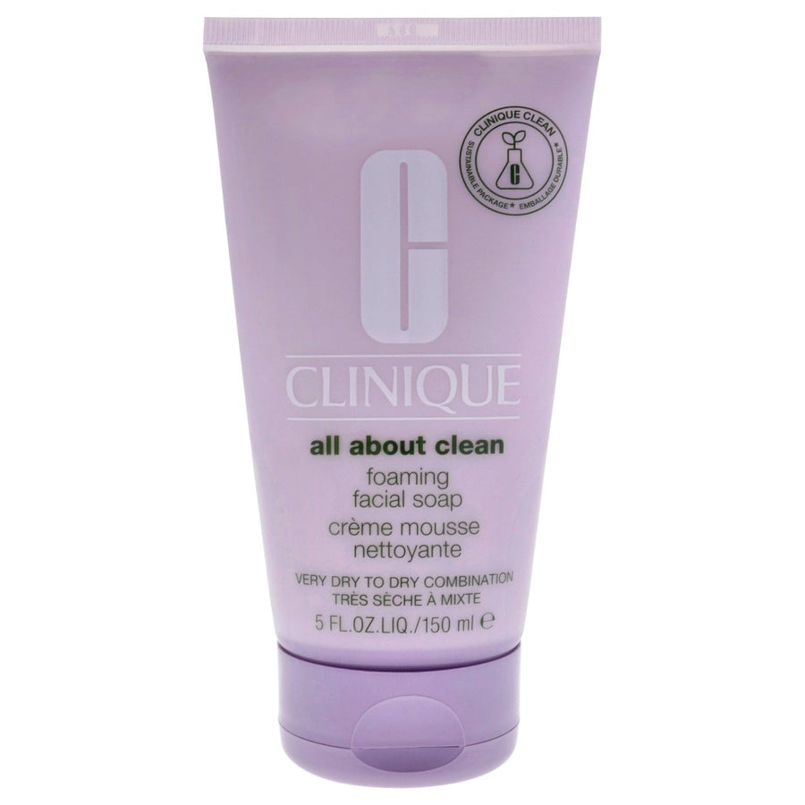 Clinique All About Clean Foaming Facial Soap by Clinique for Women - 5 oz Soap Image 1