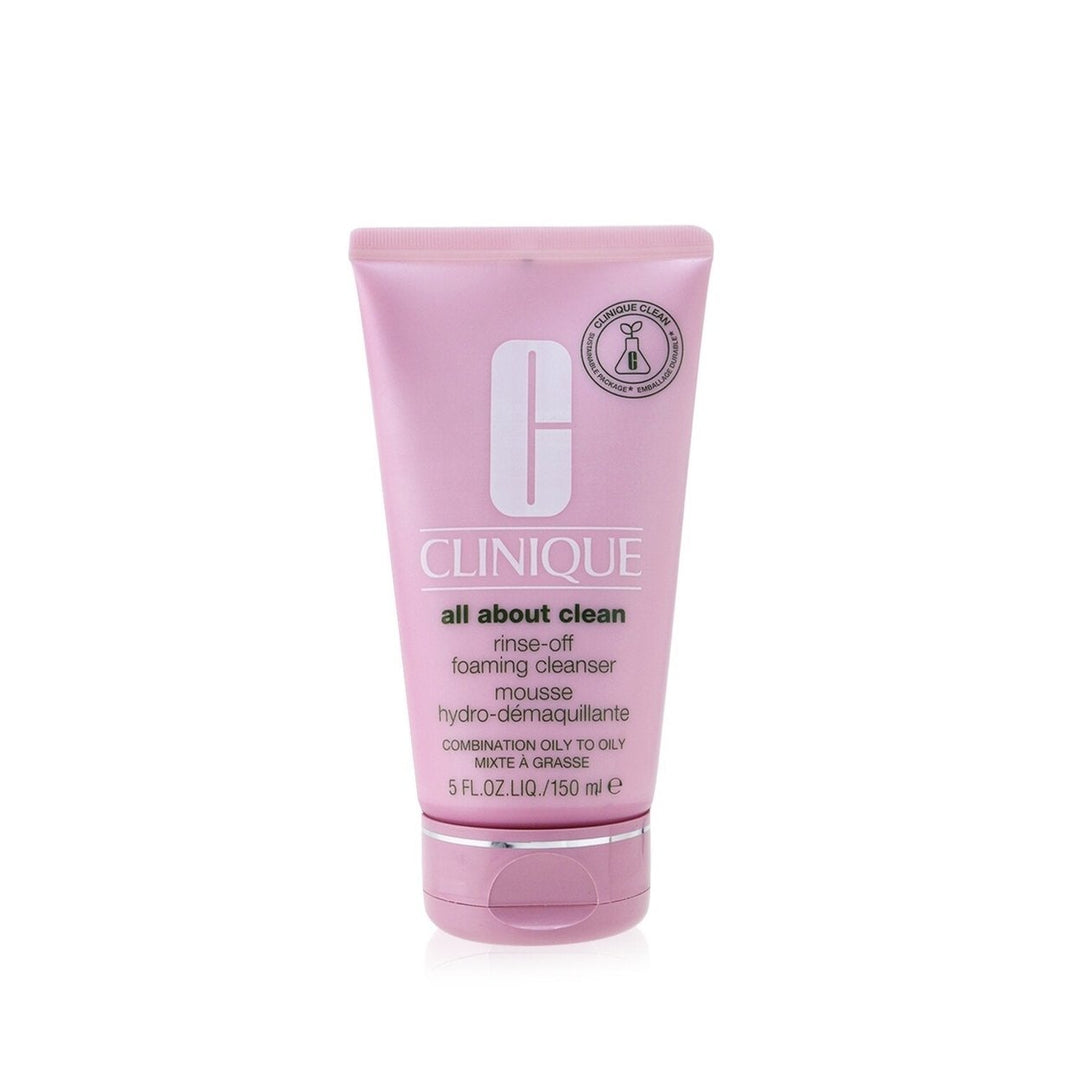 Clinique All About Clean Rinse-Off Foaming Cleanser - For Combination Oily to Oily Skin 150ml/5oz Image 1