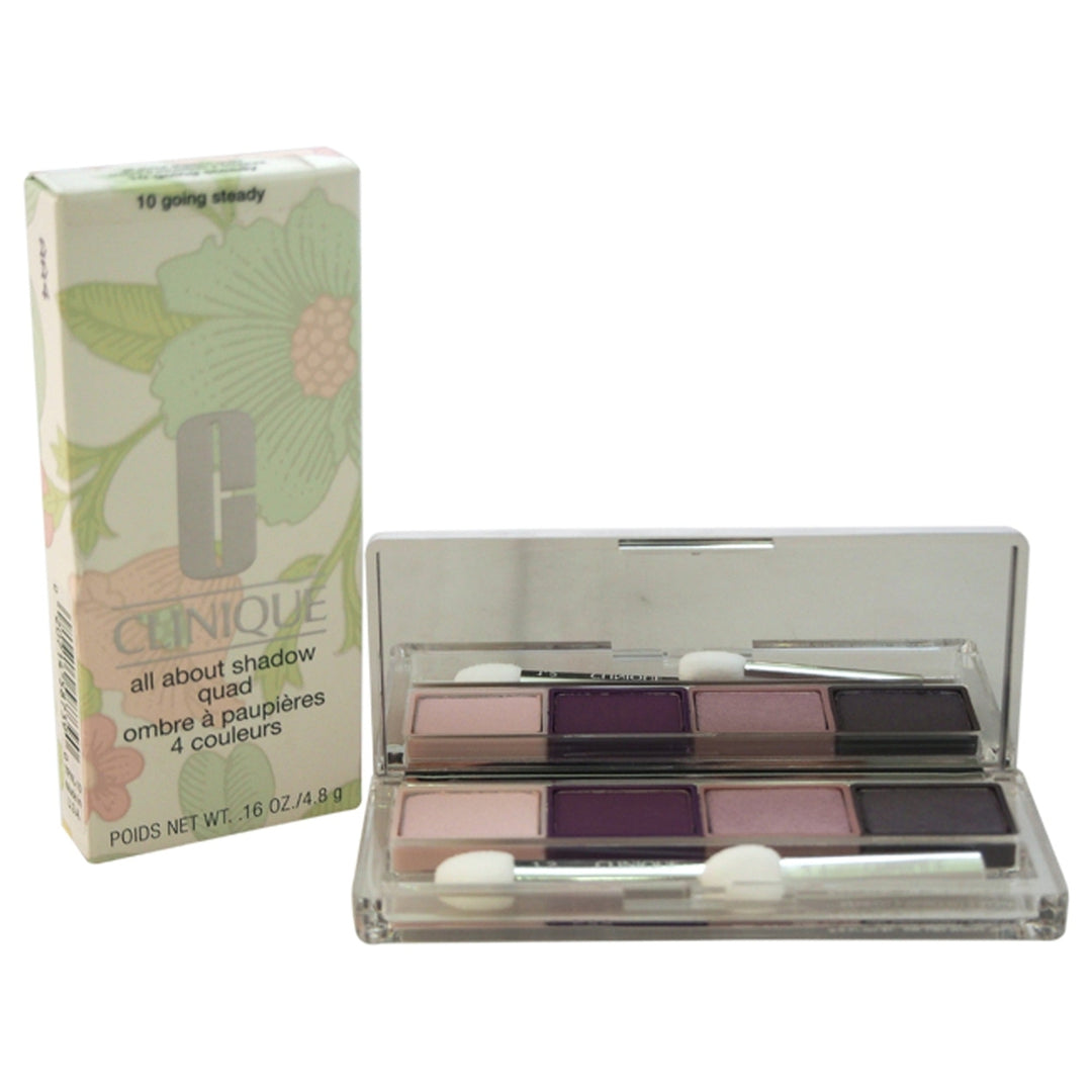 Clinique All About Shadow Quad - 10 Going Steady by Clinique for Women - 0.16 oz Eye Shadow Image 1