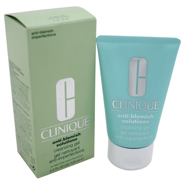 Clinique Anti-Blemish Solutions Cleansing Gel - All Skin Types by Clinique for Unisex - 4.2 oz Gel Image 1