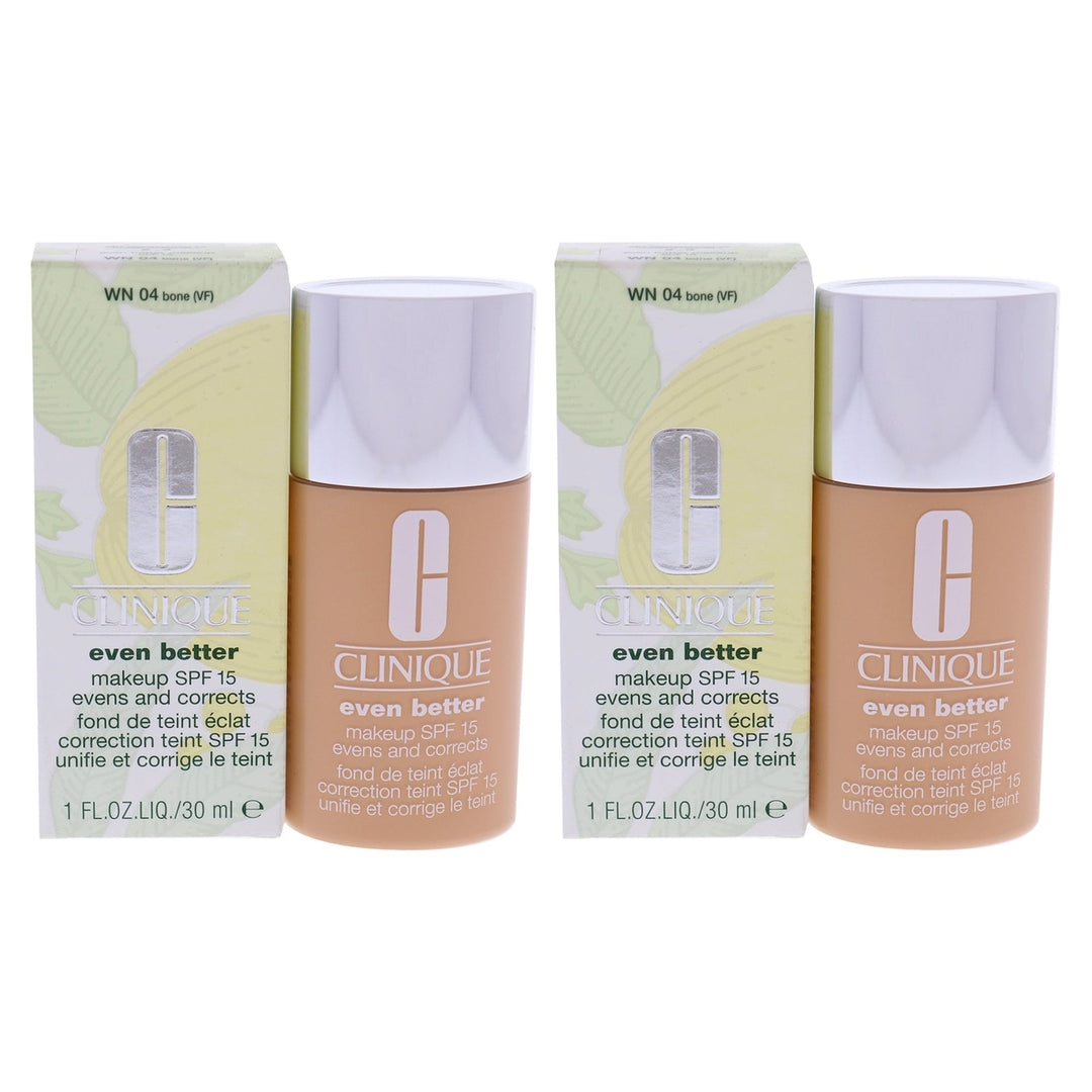 Clinique Even Better Makeup SPF 15 - WN 04 Bone by Clinique for Women - 1 oz Foundation - Pack of 2 Image 1