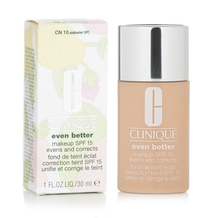 Clinique Even Better Makeup SPF15 (Dry Combination to Combination Oily) - No. 01/ CN10 Alabaster 30ml/1oz Image 2