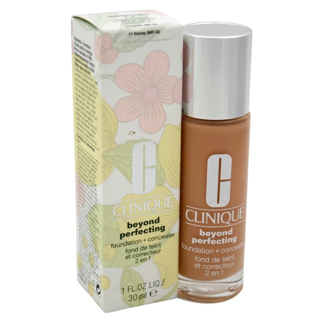 Clinique Beyond Perfecting Foundation Plus Concealer - 11 Honey MF-G by Clinique for Women - 1 oz Makeup Image 1