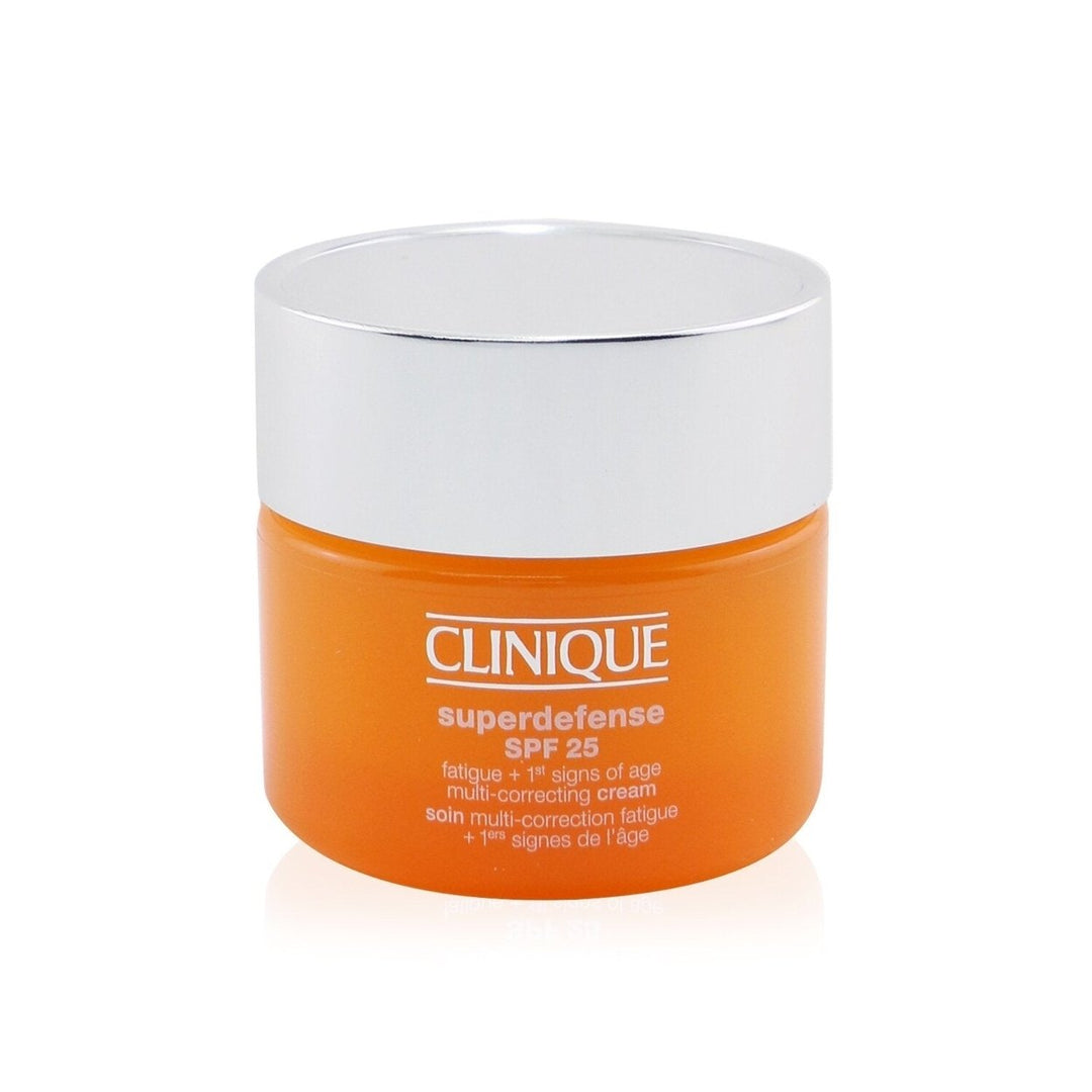 Clinique Superdefense SPF 25 Fatigue + 1st Signs Of Age Multi-Correcting Cream - Very Dry to Dry Combination 30ml/1oz Image 1