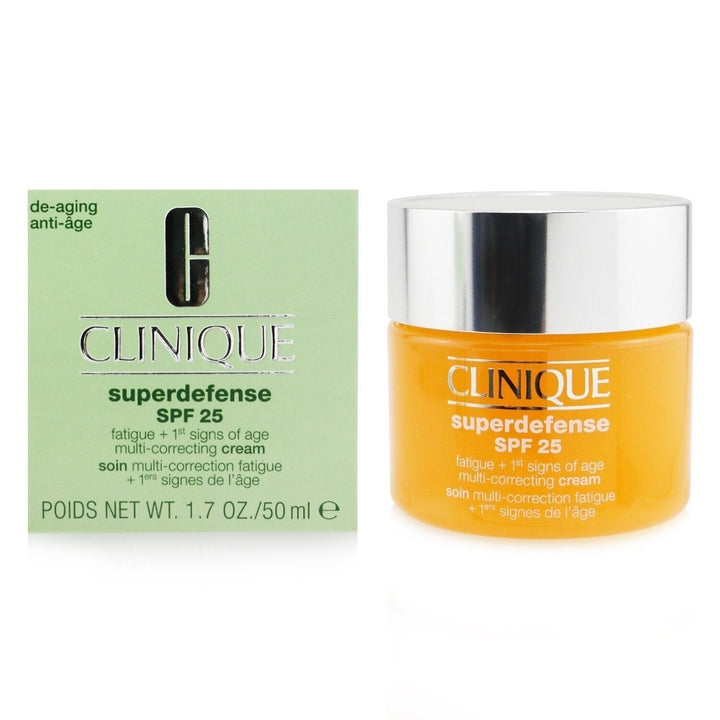 Clinique Superdefense SPF 25 Fatigue + 1st Signs Of Age Multi-Correcting Cream - Very Dry to Dry Combination 30ml/1oz Image 3