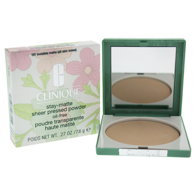 Clinique Stay-Matte Sheer Pressed Powder - 101 Invisible Matte by Clinique for Women - 0.27 oz Powder Image 1