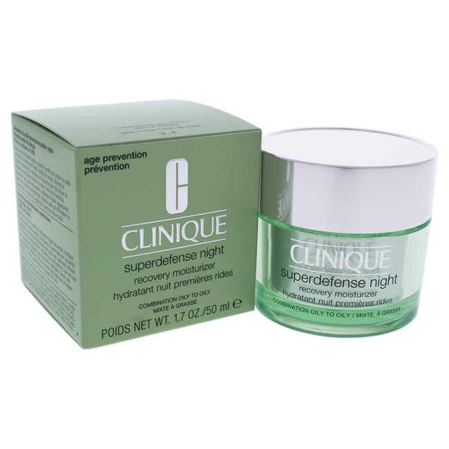 Clinique Superdefense Night Recovery Moisturizer - Combination Oily To Oily by Clinique for Women - 1.7 oz Moisturizer Image 1