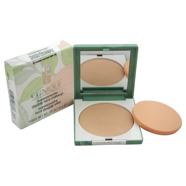 Clinique Superpowder Double Face Makeup - 07 Matte Neutral (MF-N)-Dry Combination To Oily by Clinique for Women - 0.35 Image 1