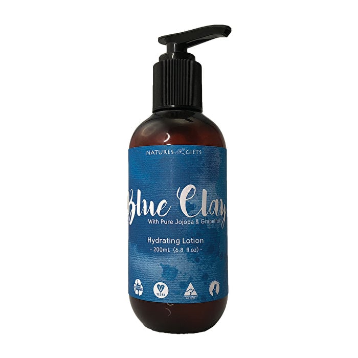 Clover Fields Natures Gifts Blue Clay with Jojoba and Grapefruit Hydrating Lotion 200ml Image 1