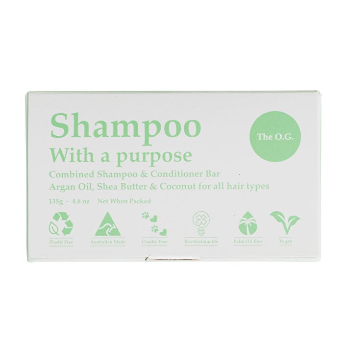 Clover Fields Shampoo with a Purpose by Clover Fields (Shampoo and Conditioner Bar) The O.G. 135g Image 1