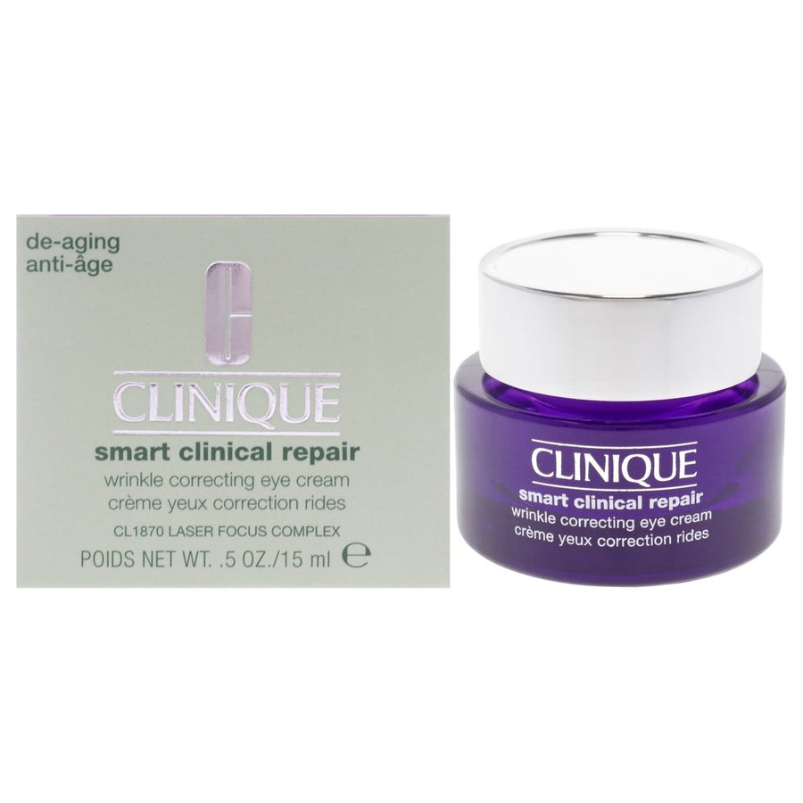 Clinique Smart Clinical Repair Wrinkle Correcting Eye Cream by Clinique for Women - 0.5 oz Cream Image 1