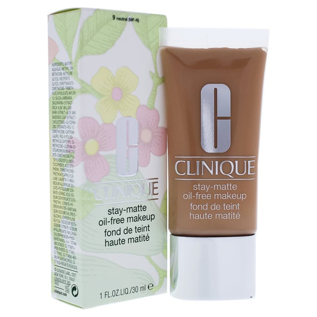 Clinique Stay-Matte Oil-Free Makeup - 9 Neutral MF-N - Dry Combination To Oily by Clinique for Women - 1 oz Makeup Image 1