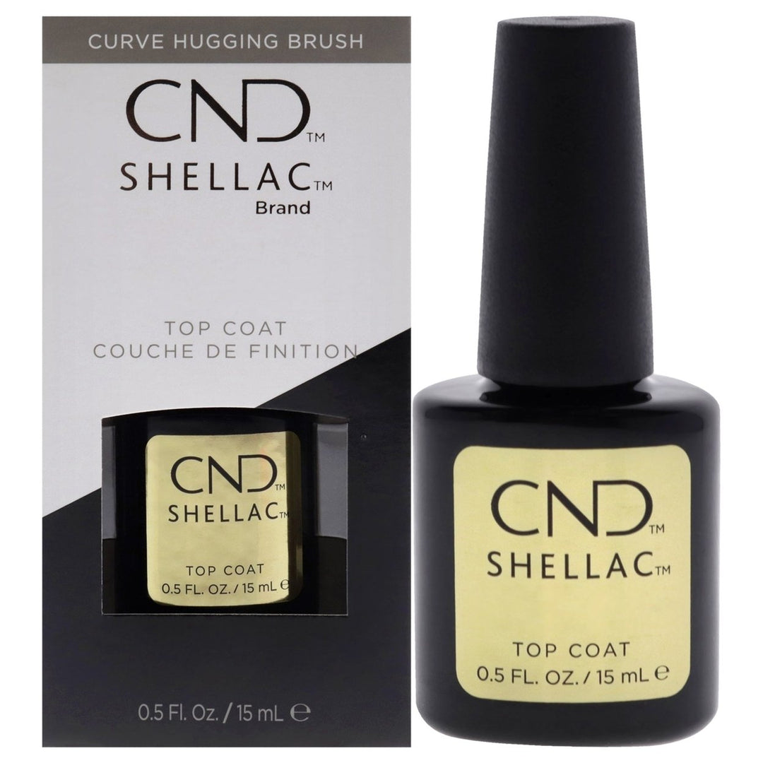 CND Shellac Nail Color - Original Top Coat by CND for Women - 0.5 oz Nail Polish Image 1