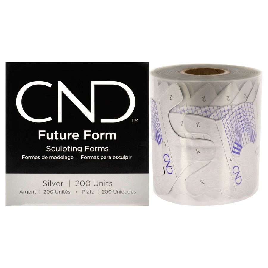 CND Future Sculpting Forms - Silver by CND for Women - 200 Pc Nail Care Image 1