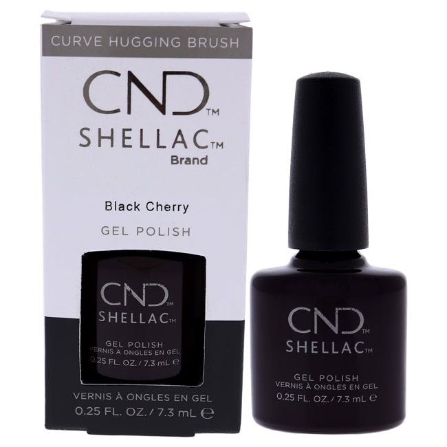 CND Shellac Nail Color - Black Cherry by CND for Women - 0.25 oz Nail Polish Image 1