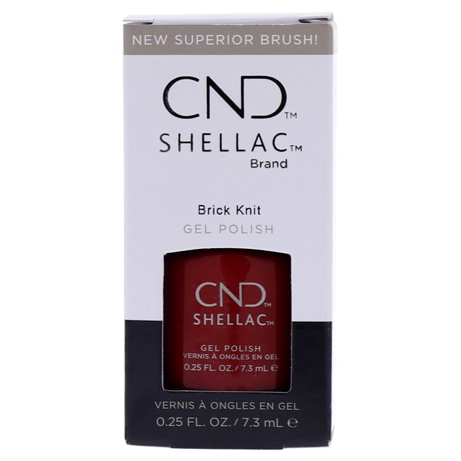 CND Shellac Nail Color - Brick Knit by CND for Women - 0.25 oz Nail Polish Image 1