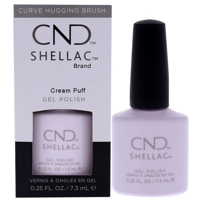 CND Shellac Nail Color - Cream Puff by CND for Women - 0.25 oz Nail Polish Image 1