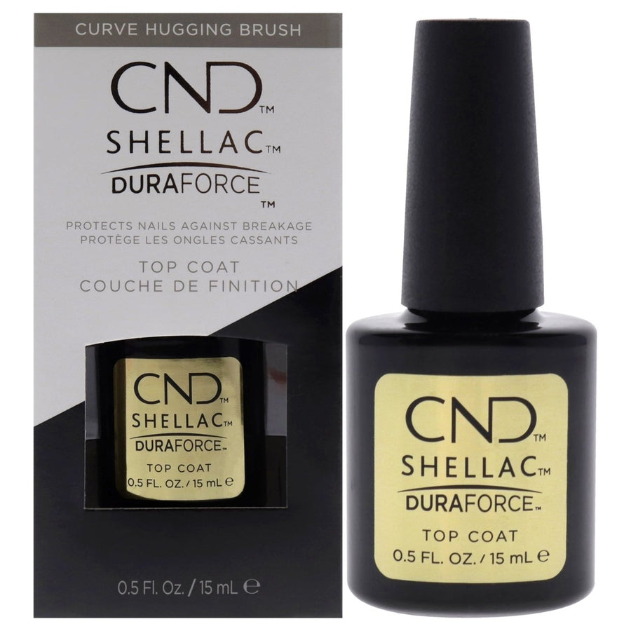 CND Shellac Nail Color - Duraforce Top Coat by CND for Women - 0.5 oz Nail Polish Image 1