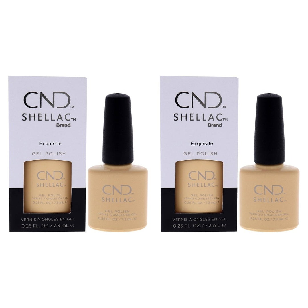 CND Shellac Nail Color - Exquisite by CND for Women - 0.25 oz Nail Polish - Pack of 2 Image 1