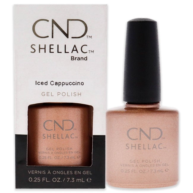 CND Shellac Nail Color - Iced Cappuccino by CND for Women - 0.25 oz Nail Polish Image 1