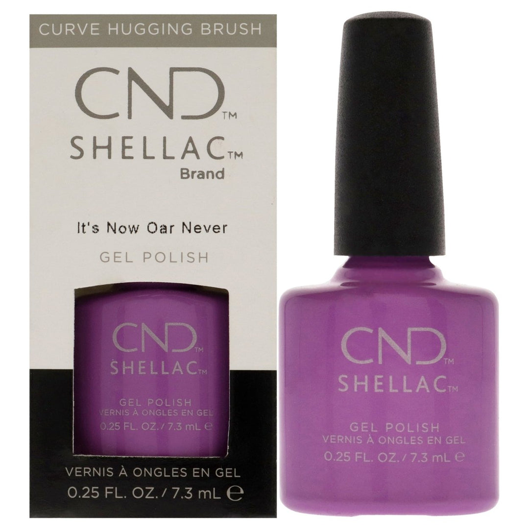 CND Shellac Nail Color - Its Now Oar Nvr by CND for Women - 0.25 oz Nail Polish Image 1