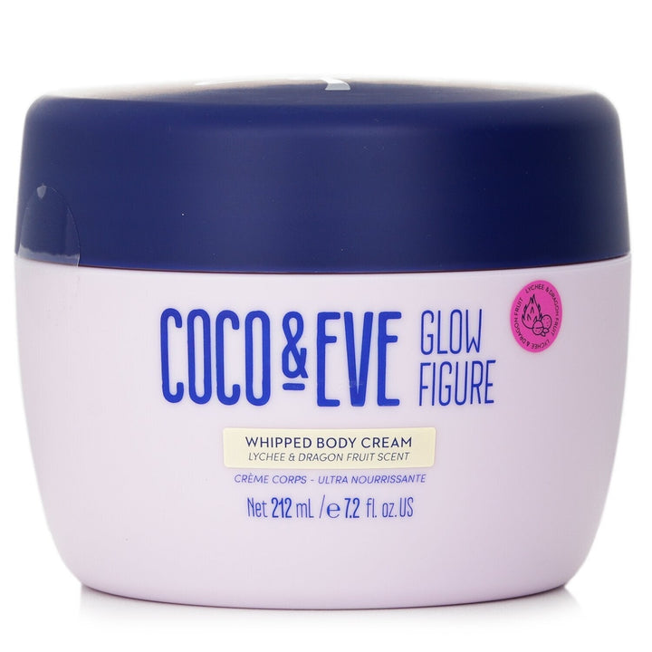 Coco and Eve Glow Figure Whipped Body Cream -  Lychee and Dragon Fruit Scent 212ml/7.2oz Image 1