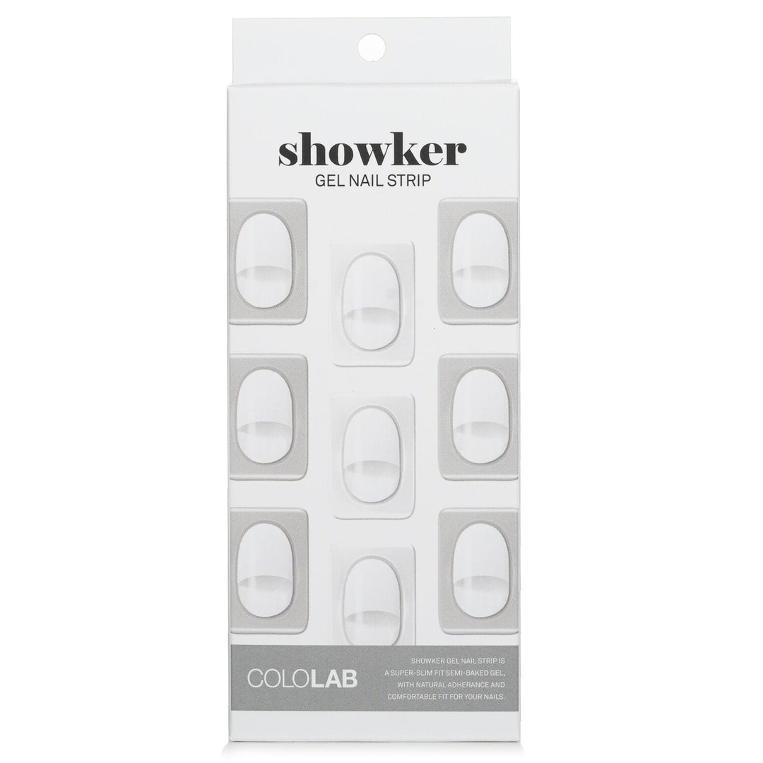 Cololab Showker Gel Nail Strip CSA611 Pastel Check 1pcs Image 7