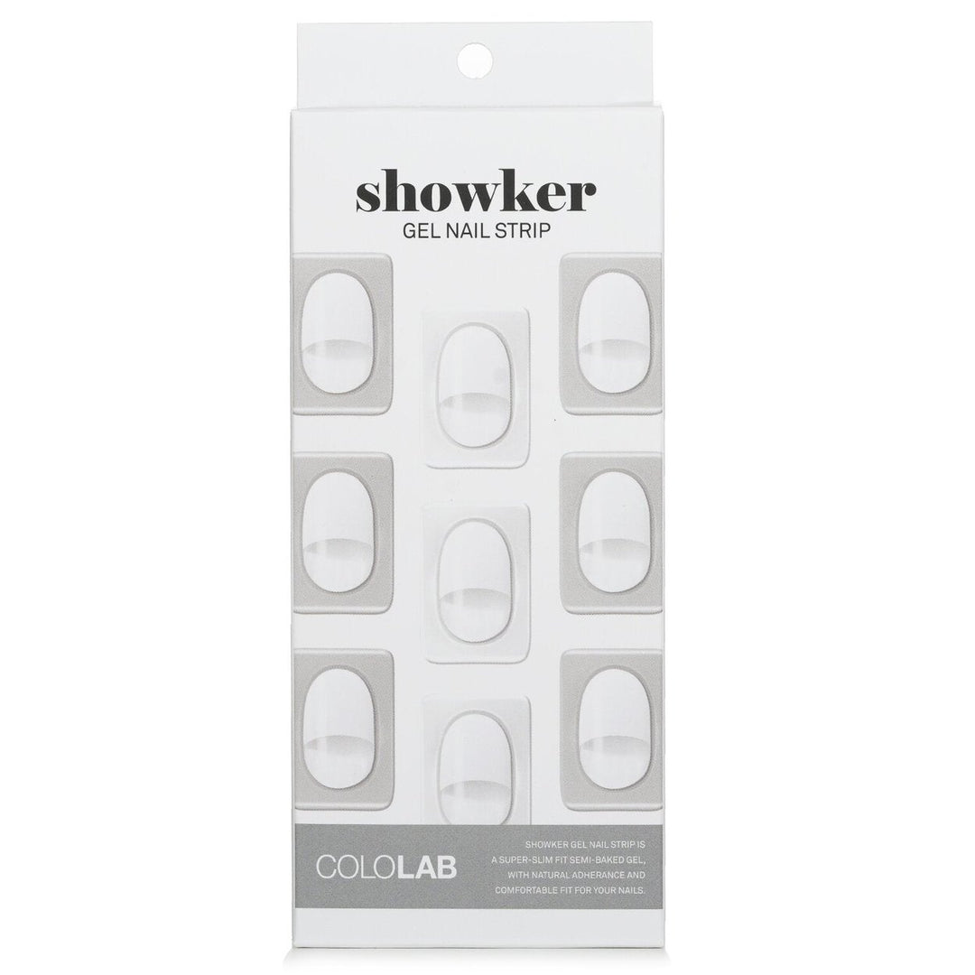 Cololab Showker Gel Nail Strip CSA611 Pastel Check 1pcs Image 1