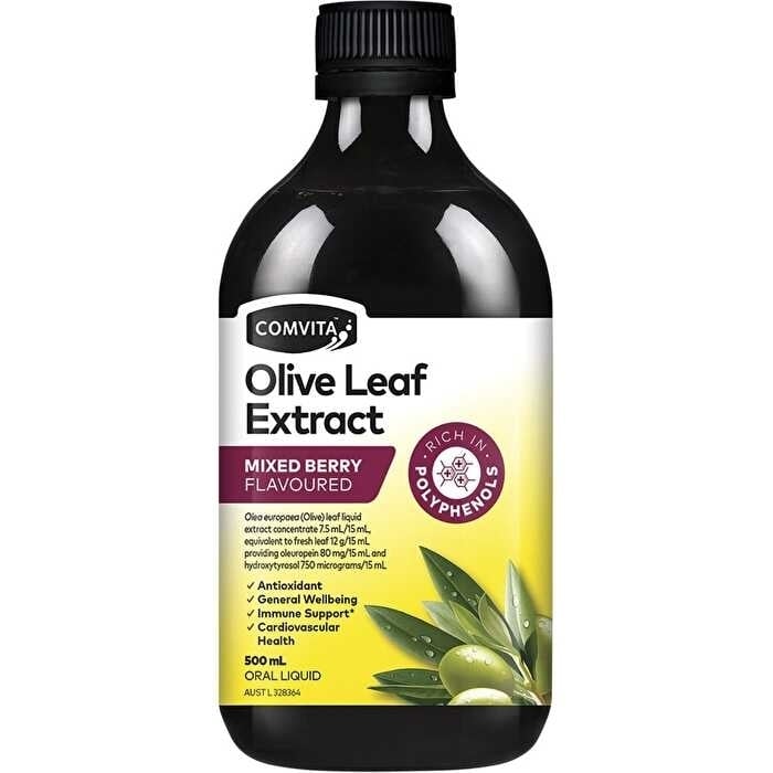 Comvita Olive Leaf Extract Mixed Berry 500ml Image 1