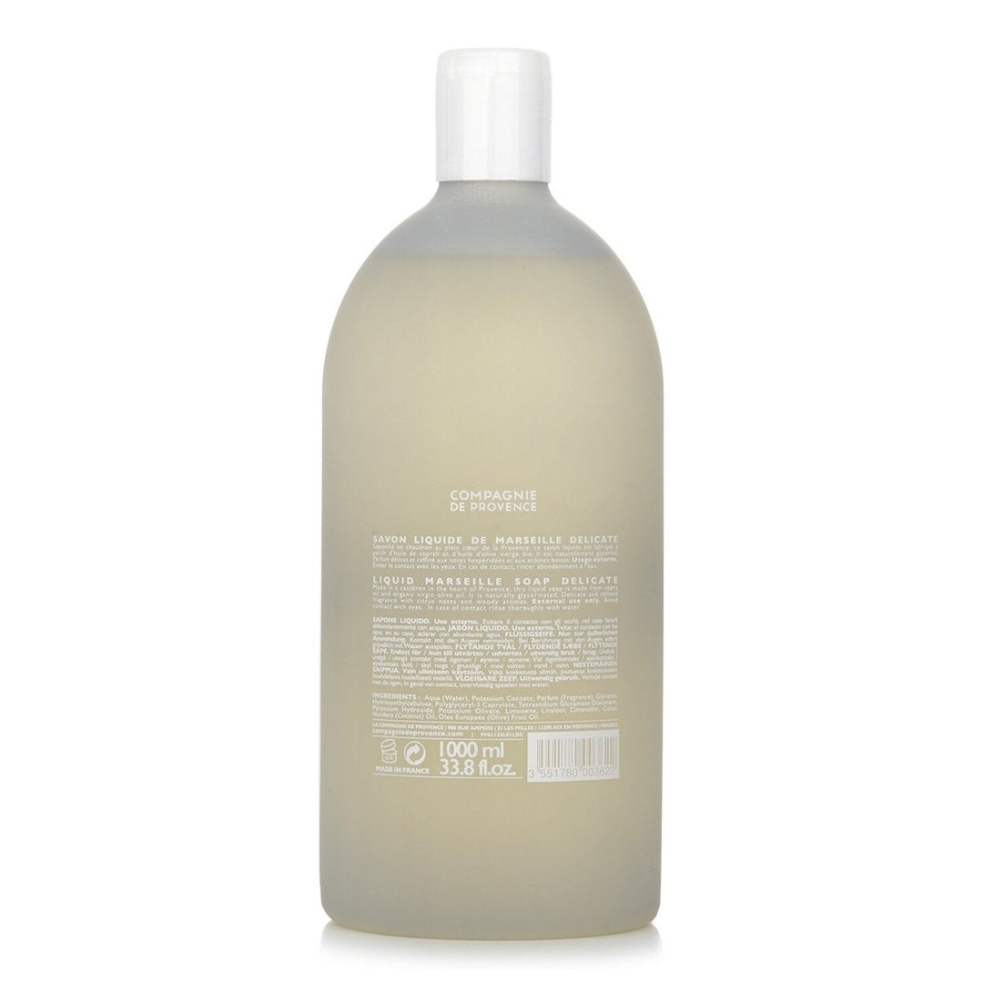 Compagnie de Provence Liquid Marseille Soap Delicate Refill 1000ml/33.8oz Image 3