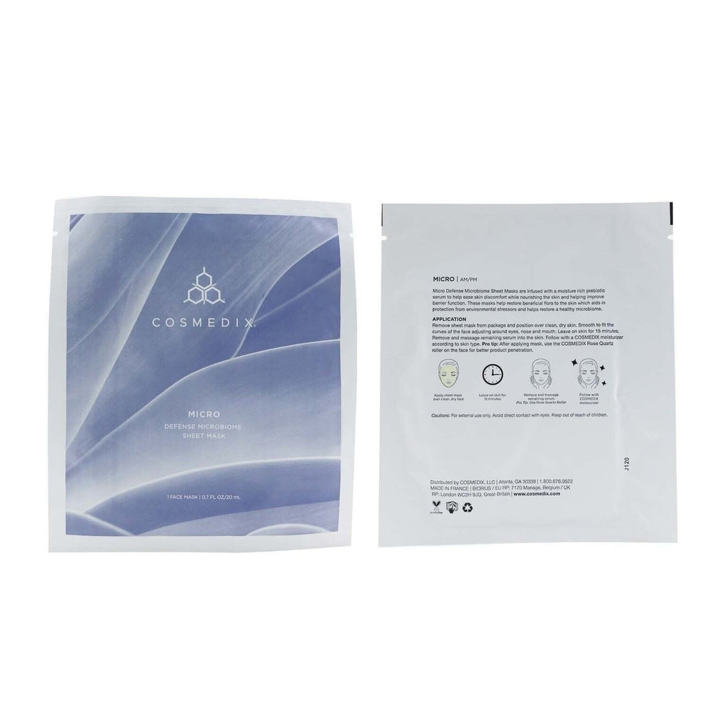 CosMedix Micro Defense Microbiome Sheet Mask (Salon Size) 10sheets Image 2