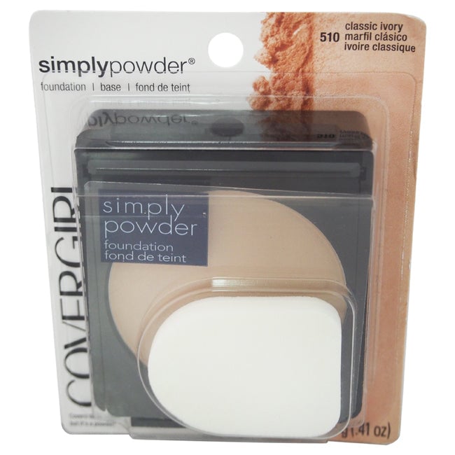 CoverGirl Simply Powder Foundation - 510 Classic Ivory by CoverGirl for Women - 0.41 oz Foundation Image 1