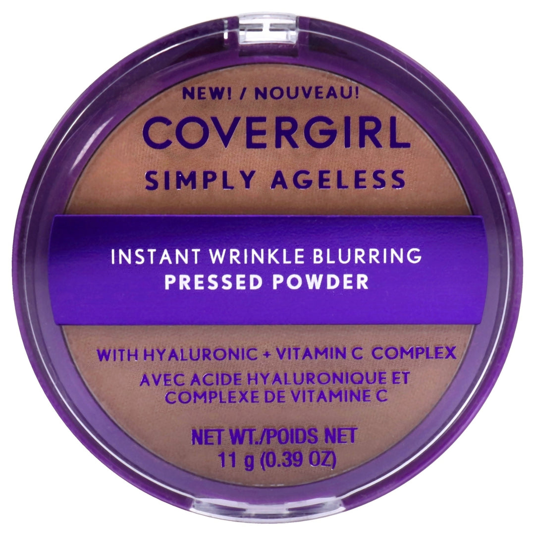 Covergirl Simply Ageless Instant Wrinkle Blurring Pressed Powder - 265 Tawny by CoverGirl for Women - 0.39 oz Powder Image 1