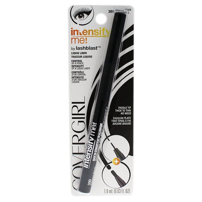 Covergirl Intensify Me! Liquid Liner - 300 Intense Black by CoverGirl for Women - 0.03 oz Eyeliner Image 1