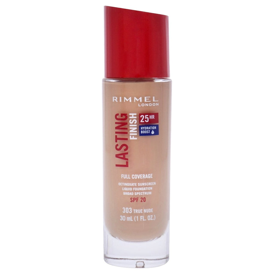 Covergirl Lasting Finish 25Hr Full Coverage Foundation SPF 20 - 303 True Nude by CoverGirl for Women - 1 oz Foundation Image 1