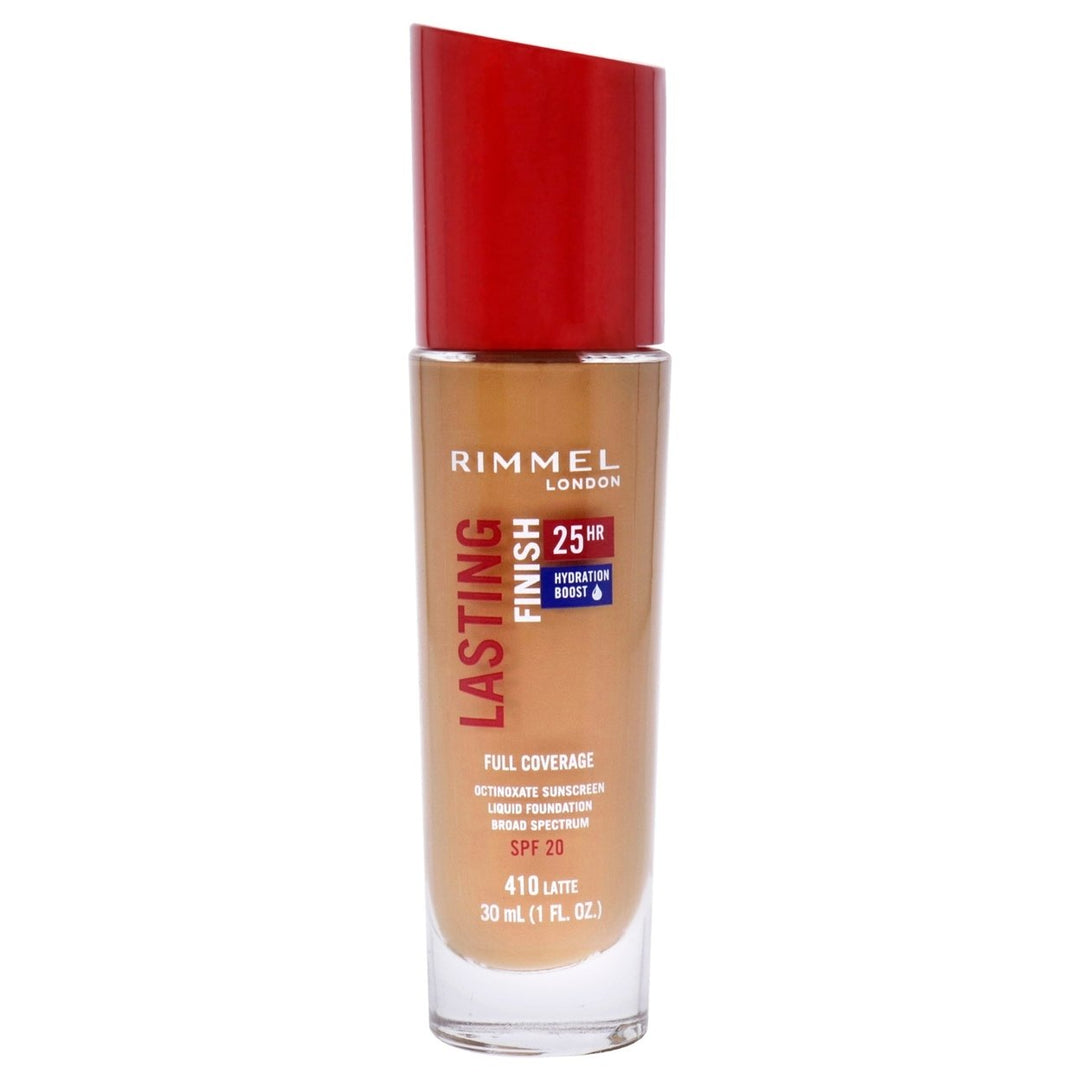 Covergirl Lasting Finish 25Hr Full Coverage Foundation SPF 20 - 410 Latte by CoverGirl for Women - 1 oz Foundation Image 1