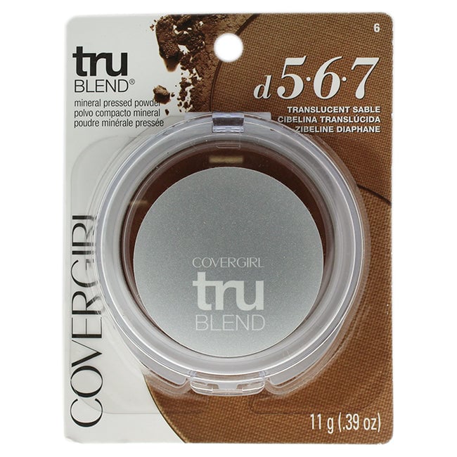 CoverGirl TruBlend Pressed Powder - 6 Translucent Sable by CoverGirl for Women - 0.39 oz Powder Image 1