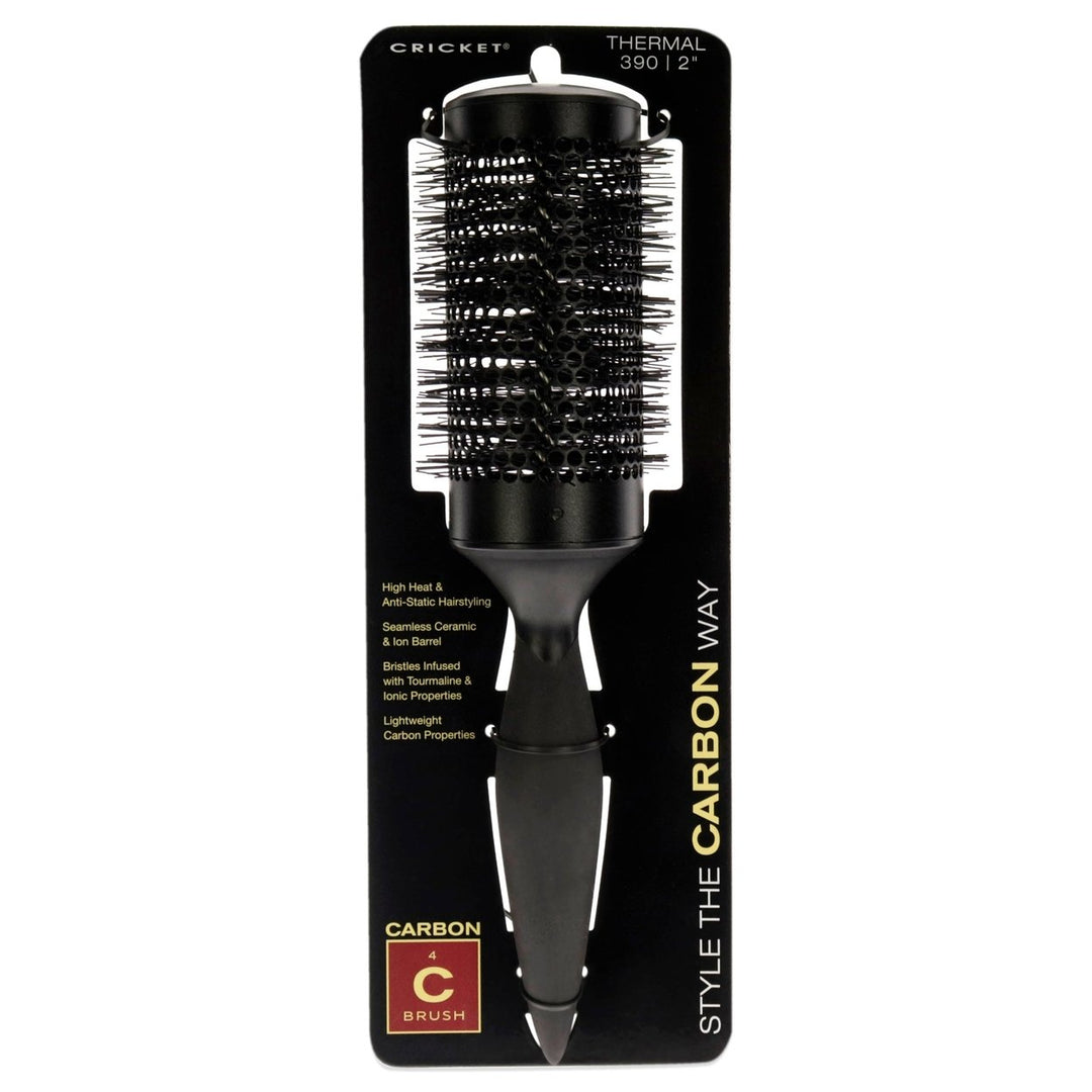 Cricket Carbon Thermal 390 Brush by Cricket for Unisex - 2 Inch Hair Brush Image 1