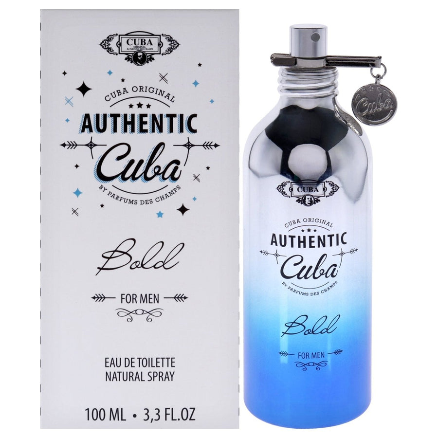 Cuba Cuba Authentic Bold by Cuba for Men - 3.3 oz EDT Spray Image 1