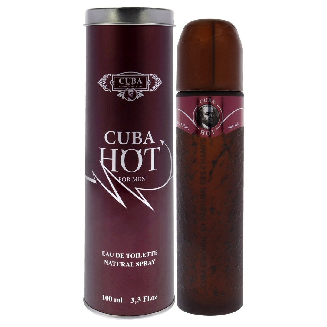 Cuba Cuba Hot by Cuba for Men - 3.3 oz EDT Spray Image 1