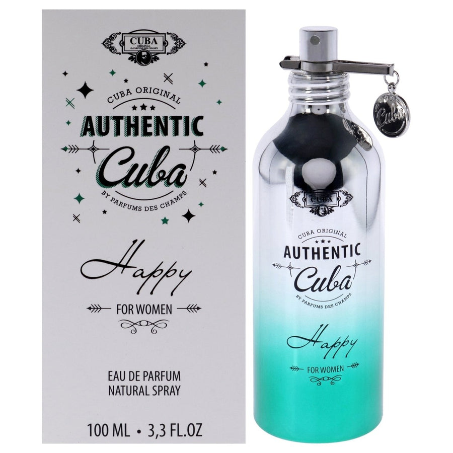 Cuba Cuba Authentic Happy by Cuba for Women - 3.3 oz EDP Spray Image 1