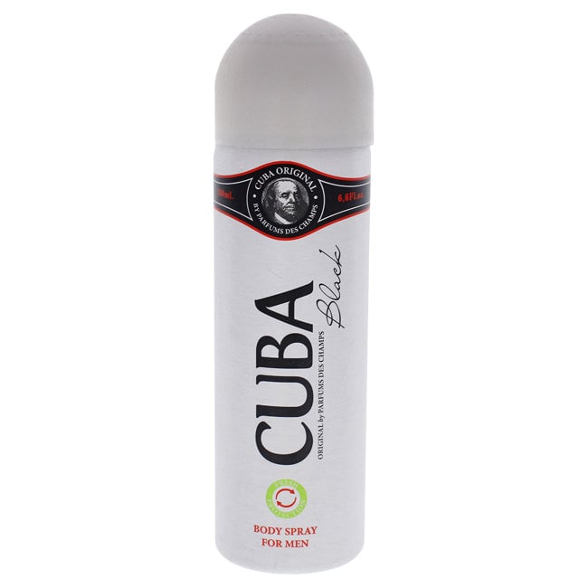 Cuba Cuba Black by Cuba for Men - 6.6 oz Body Spray Image 1