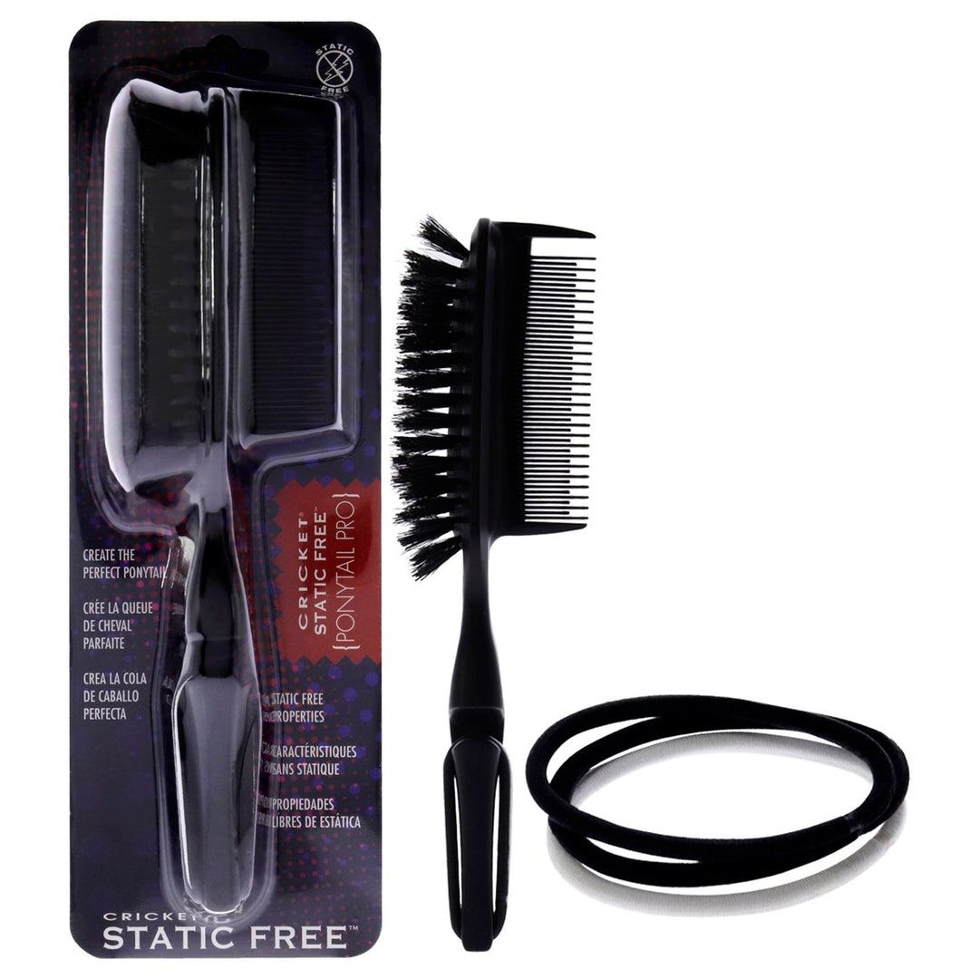 Cricket Static Free Ponytail Pro by Cricket for Unisex - 1 Pc Hair Brush Image 1