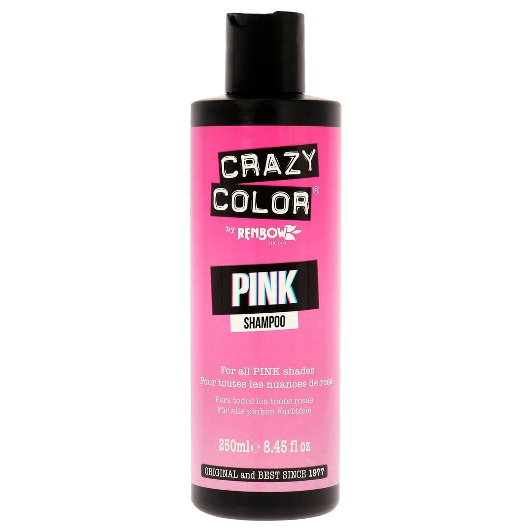 Crazy Color Vibrant Color Shampoo - Pink by Crazy Color for Unisex - 8.45 oz Shampoo Image 1