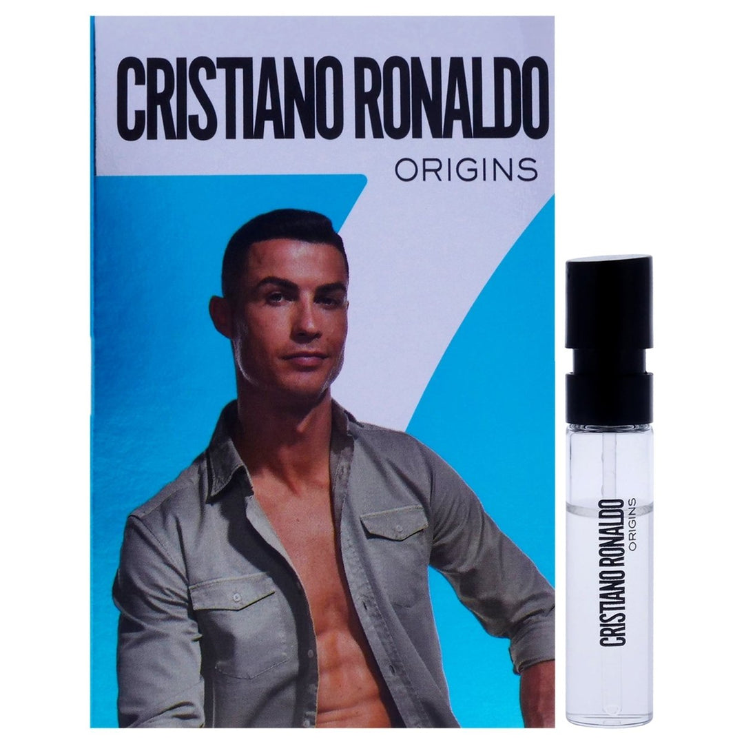 Cristiano Ronaldo CR7 Origins by Cristiano Ronaldo for Men - 0.05 oz EDT Spray Vial On Card (Mini) Image 1