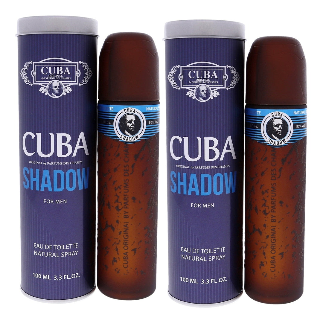 Cuba Cuba Shadow by Cuba for Men - 3.3 oz EDT Spray - Pack of 2 Image 1